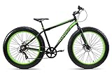 KS Cycling Mountainbike MTB Fatbike 26'' Fat-XTR Schwarz 7 Gänge RH 46 cm