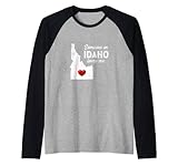 Photo Gallery maglietta idaho idaho loves me - idaho id maglia con maniche raglan Photo Gallery maglietta idaho idaho loves me - idaho id maglia con maniche raglan