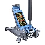 LARBANKE 3 Ton Low-profile Hydraulic Car Floor Jack,Built with Durable Aluminum and Steel,Floor Jack with Dual Pump System for Fast Lifting,6600Lbs Capacity,Lifting Range:3.15-18.31"