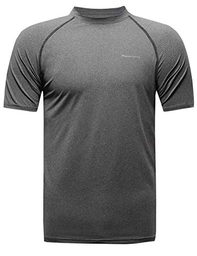 aoli Ray T-shirt de sport à manches courtes à séchage rapide pour homme -  Gris - XXL