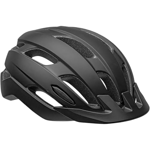 BELL Trace Adult Recreational Bike Helmet - Matte Black (2023), Small/Medium (50-57 cm)
