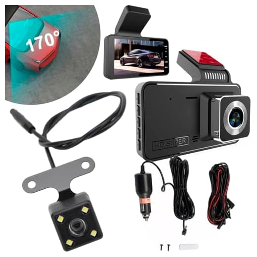 Camera Carro DVR Gravador Taxi Veicular Lente Dupla Frente Verso Monitoramento Visao Traseira Audio Video Estacionamento Baliza Segurança