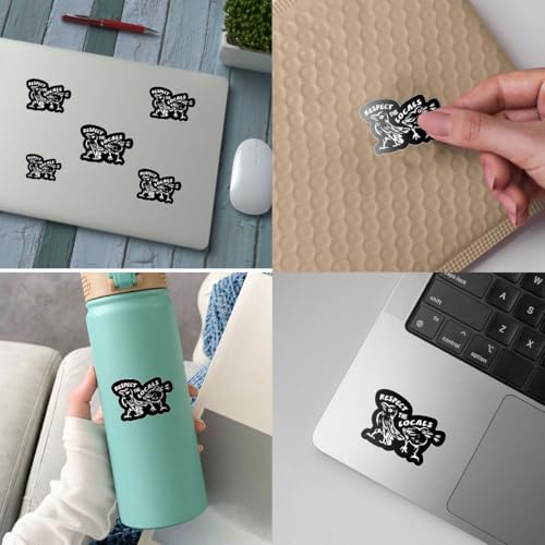 Calcomanías impermeables de cuervos graciosos, pegatinas de coche y parachoques 5