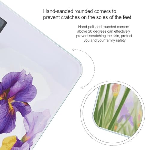 Báscula Digital de Baño Iris Butterfly con LCD Grande miniatura 4