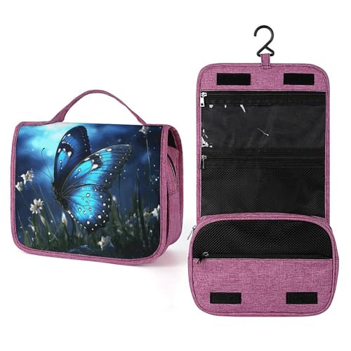 Trousse de toilette étanche avec crochet de suspension pour voyage femme
