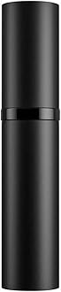 Travel Refillable Perfume Bottle, Mini Portable Perfume Empty Atomizer with Fine Spray Pump, Leaking Proof Perfume Container for Women & Men, 5ml (Black)