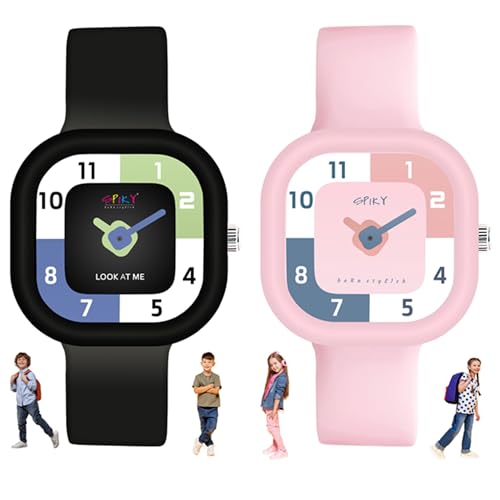 Image of SPIKY Analog Watch for Kids | Water Resistant, Scratch Proof & Lightweight | Durable Silicone Strap | Unisex Best Birthday Gift | Analogue Wrist Watches for Girls & Boys | Age 2-14 yrs