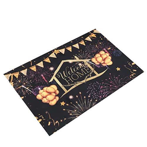 IMIKEYA 1 Unidade Fundo Banner De Foto Adereços De Foto De Pôster De Boas-vindas Sinal De Boas-vinda