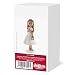 dekora Figura Decorativa Niña para Tarta de Primera Comunion-13 cm, Blanco, 13...