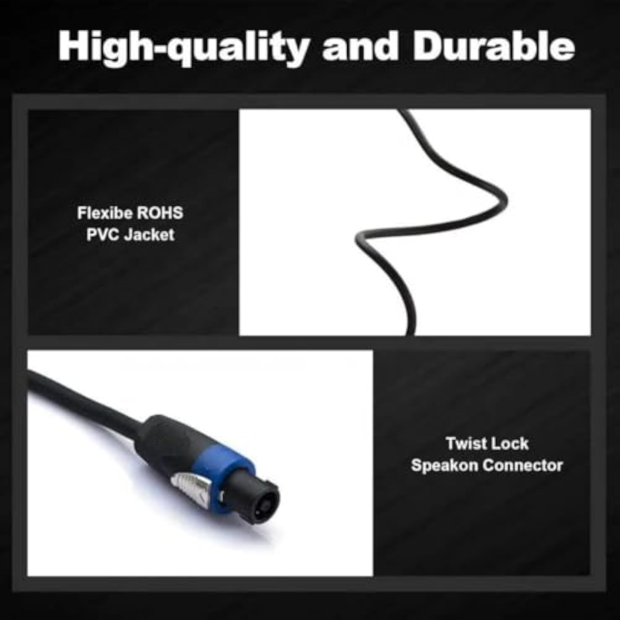 Copper Male to Male Hifi Speaker Cable