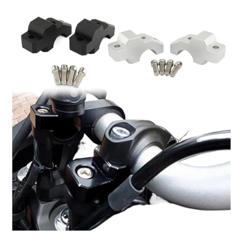 Abrazadera para manillar de motocicleta Tracer 900 en aluminio mecanizado de precisión 2