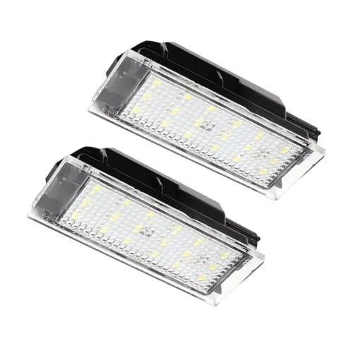 Luz de matrícula de coche para solucionar fallos ITV en Megane 3 y Laguna