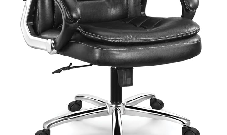 Image of KAZO Chairs Premium Finish High Back Home & Office Chair with Height Adjustable Mechanism, Ergonomically Designed with Back Support, Head Support and Arm Support and Under Thy Support Executive Chair