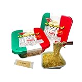 K-Bright 東京拉麺 パスタ ペペロンチーノ 駄菓子 カップ麺 ラーメンでもパスタでも楽しめる 大容量 セット K-brightお手拭き付き 36g × 15食