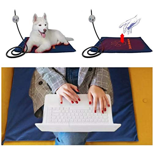 Alfombra térmica eléctrica segura 12V para mascotas medianas y pequeñas miniatura 6