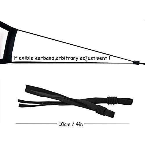 Oryougo 100 Pieces Sewing Elastic Band Cord With Adjustable Buckle Stretchy Mask Earloop Lanyard Earmuff Rope Diy Mask Making Supplies #TOP3