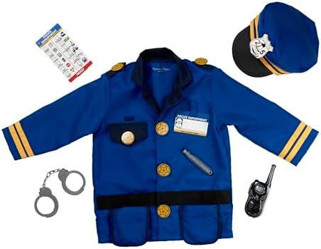 Melissa & Doug Police Officer Role Play Costume Set, Ages 3-6 yrs