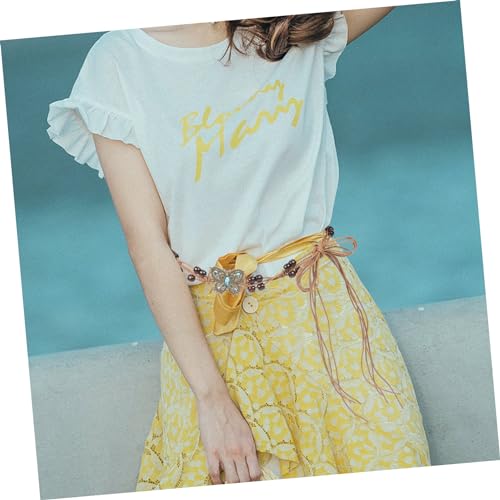 BESTYASH Bohemian Wide Rope Woven Belt for Women Retro Style Waist Belt for Dresses2