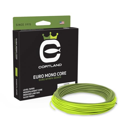 Cortland Euro Mono Core Fly Line, Gecko Green/Chartreuse 90 FT, .022