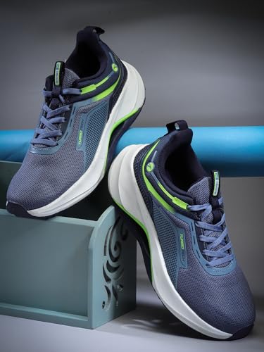 Image of Action | Athleo | BULLET-218 | Men's | Lace-Up | Running | Shoes | Stylish | Lightweight | Comfortable | Trendy | Sports | Shoes