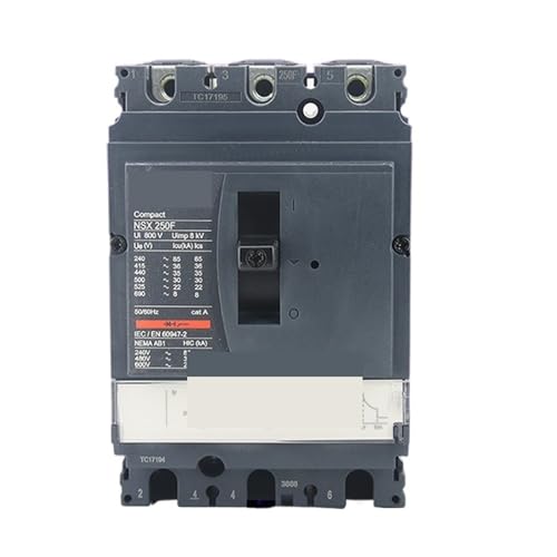 Disyuntor de caja moldeada NSX250F trifásico de 220A para sistemas eléctricos