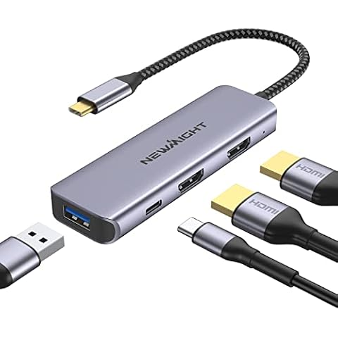 Newmight USB C to Dual HDMI Adapter Cover
