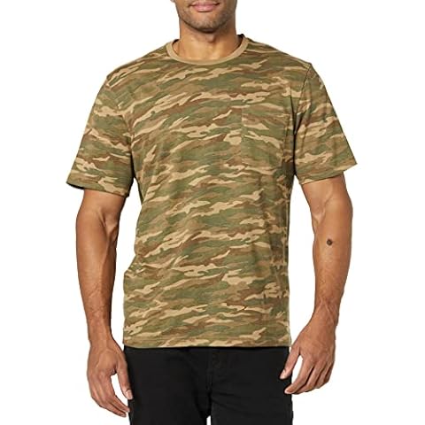 Amazon Essentials Camiseta con Bolsillo de Cuello a la Caja, Manga Corta y Ajuste Entallado Hombre, Pack de 2 Cover