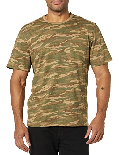 Image of Amazon Essentials Men's Short-Sleeve Crewneck Pocket T-Shirts, Pack of 2