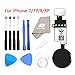 Latest Home Button Replacement for iPhone 7 7Plus 8 8Plus,GVKVGIH Home Button Main Key Flex Cable Assembly Replacement with Repair Tools for iPhone 7 7P 8 8P (Version4.0 Black)