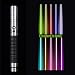 BTYKJ Star Wars Glowing Sword Sword Manico in Metallo Cambio Colore Illuminazione Puntelli Regalo Effetto sonoro Multi-Suono