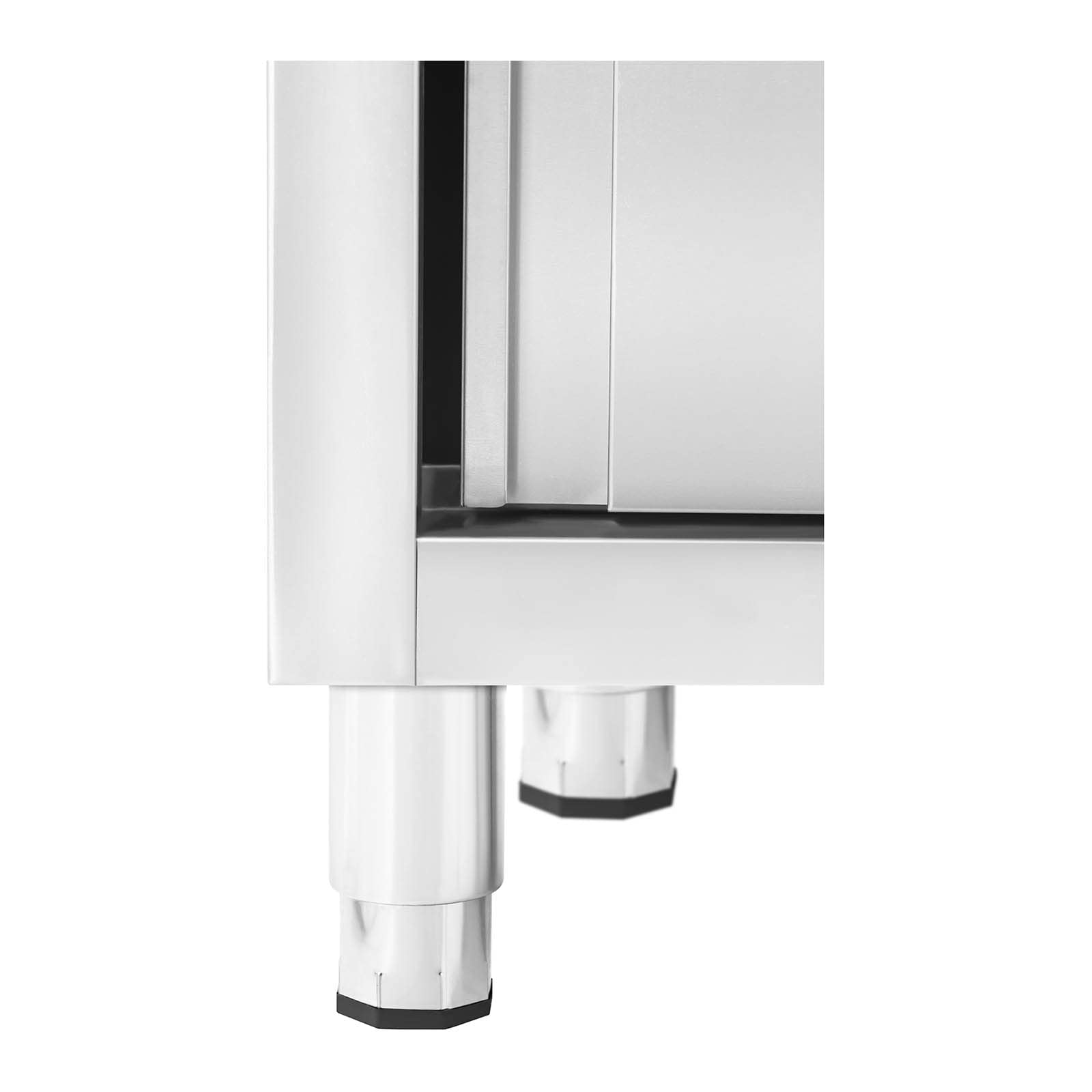 Royal Catering Lavello da Cucina in Acciaio Inox Lavello Armadiato RC-IKS03 (400 x 400 x 250 mm, Acciaio Inox, Alzatina 100 mm)