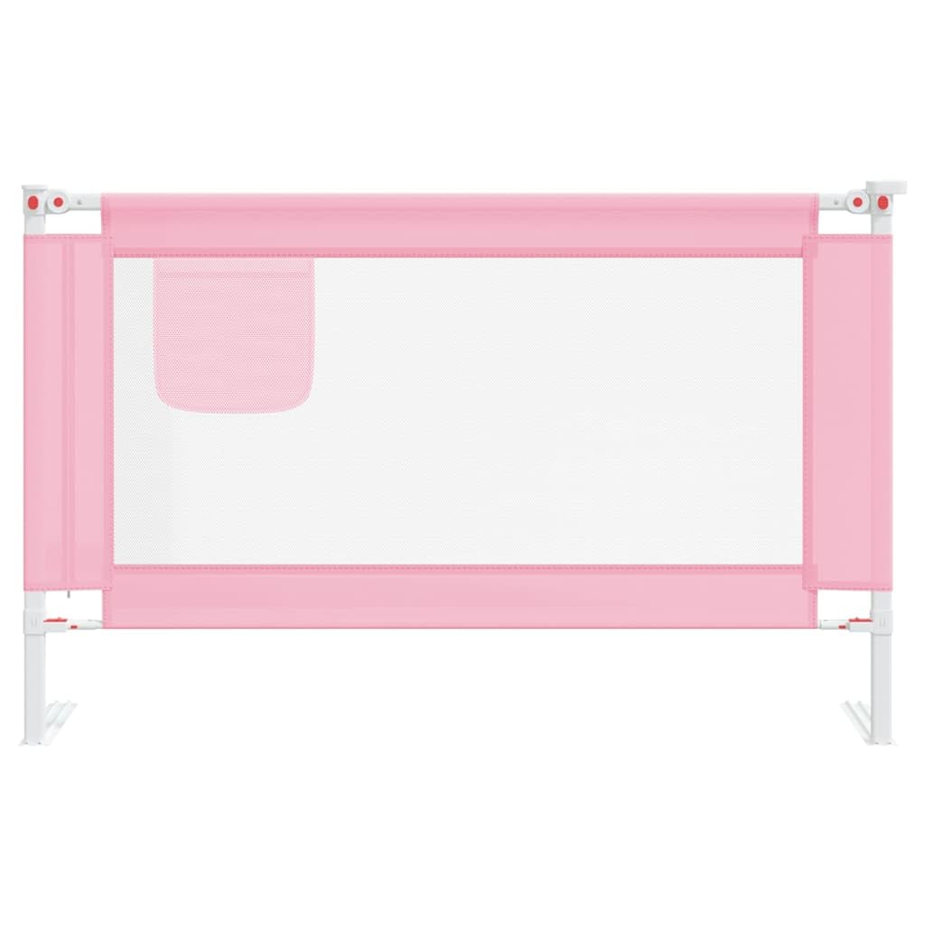 Generisch Kleinkind-Bettschutzgitter Rosa 120x25 cm Stoff,Baby & Kleinkind,Babysicherheit,Baby-Bettschutzgitter,10200