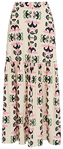 Twisted Flower Long Skirt