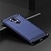 KEEPCA for LG G7 ThinQ Phone Case,Slim Thin Soft Flexible TPU Rubber Silicone Anti-Scratch Shockproof Carbon Fiber Protective Cover for LG G7,Brushed Blue