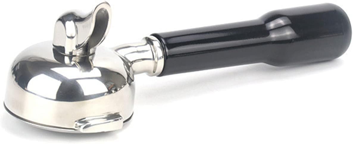 Espresso Machine Bottomless Portafilter58MM Stainless Steel Coffee Machine Bottomless Filter Holder Portafilter Fit for Rocket Expobar 61 Universal(Color:C) (D)