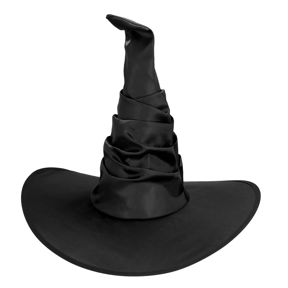Boland 911 Black Satin Witch Hat, One Size