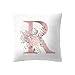 Pageantry Kissenhülle Dekokissen Fall Throw Pillow Covers Bettwäsche Für Autos Sofakissen Kinder Zimmer Dekoration Brief Kissen Englische Alphabet Kissenbezüge 45 x45cm
