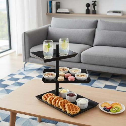 Support à cupcakes rotatif en acier carbone pour simplifier vos buffets