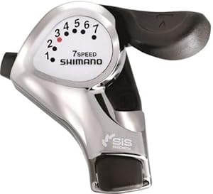 Shimano Tourney SL-FT55 7-Fach Schalthebel Silber/Schwarz