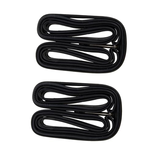 healvian 2個 ロードバイク用高耐久ラバーインナーチューブ 仏式バルブ 衝撃吸収設計 自転車ヤ交換用補修パーツ