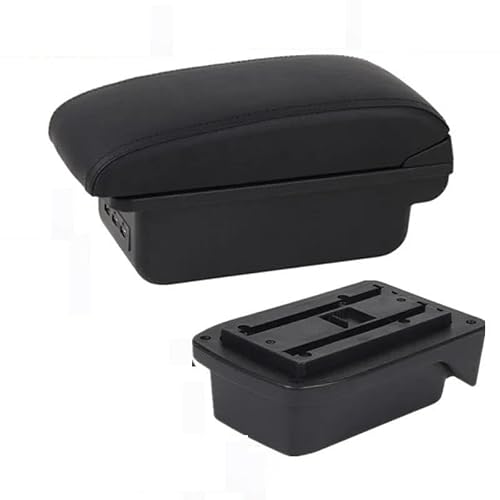 Noheeu B Black Line 3Usb Armrest Box With Multifunctional Support Pu Cushion Car Interior Modification Accessories For Verso Ez
