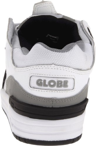 Image of Globe Mens Fusion Skate Shoes, White /Grey /Black, 14 M US