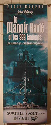 Poster Le Manoir Hanté pliee 57x156 cm pour salon style gothique