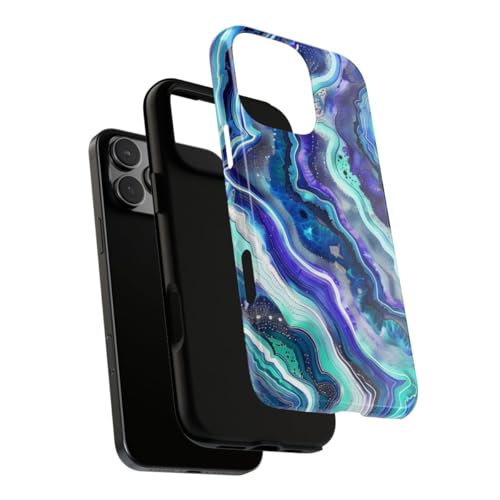 Coque iPhone 16 Pro Max géode bleue pour vos sorties