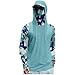 Sun Hoodie Hiking Shirts Men Summer Cooling Athletic Lightweight Outdoor Beach Rash Guard with Thumb Holes Camisa Con Capucha para Hombre
