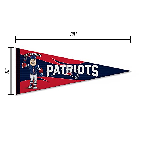 Image of Rico Industries NFL Football Mascot inch 12 inch x 30 inch Felt Wall Decor Pennant - Great for Home /Bed Room /Man Cave Decor