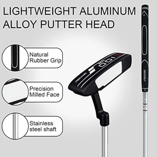 Putter Crestgolf 35 Zoll Edelstahl Golf Insert Blade für Herren