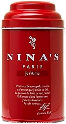 Je t'Aime Thé, I Love You Loose Tea in Original Red Gift Tin, 3.5 Ounces