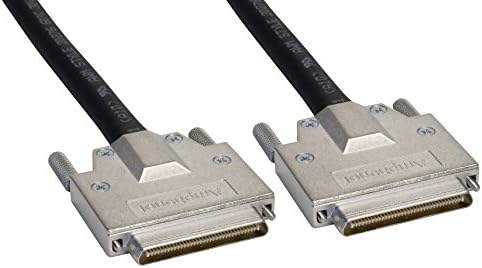 Amphenol CS-VHDCIMX200-001 VHDCI SCSI-5 Cable, VHDCI Male to Male,1 m, 3.3', Black