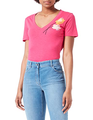 Taifun 171032-16200 T-Shirt, Magnolia Vibrant Gemustert, 38 Femme Cover